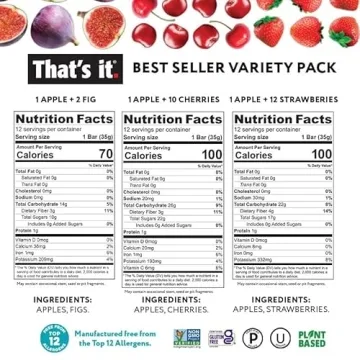 Fruit Bars Snack Gift Box (20 Pack) - 100% Natural, Gluten-Free, Vegan Fruit Snacks Variety Pack