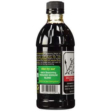 Original Steak Seasoning By Dale's, Gluten Free, No Cholesterol | Delicious on All Meats, Fish, and Vegetables | 16 oz Bottle | No Long Marinating, Savory Blend of Exotic Spices!