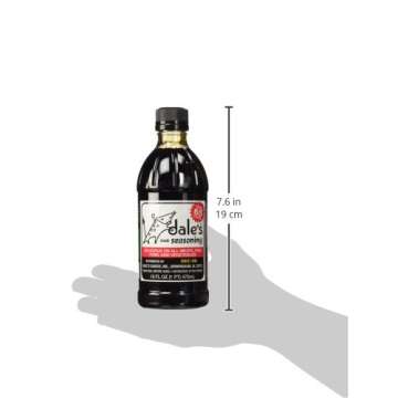 Original Steak Seasoning By Dale's, Gluten Free, No Cholesterol | Delicious on All Meats, Fish, and Vegetables | 16 oz Bottle | No Long Marinating, Savory Blend of Exotic Spices!