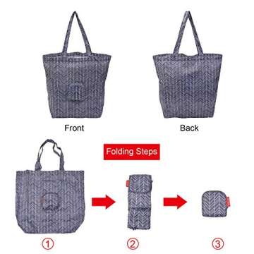 Best Reusable Grocery Bags Set of 3 for Sustainable Shopping