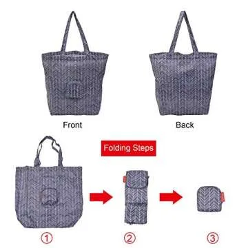 Best Reusable Grocery Bags Set of 3 for Sustainable Shopping