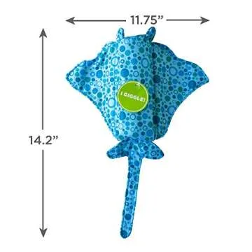 Outward Hound Floatiez Stingray Dog Pool Toy for Fetching Fun