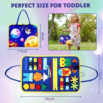 Gefanke Busy Board - Montessori Sensory Toy for Kids