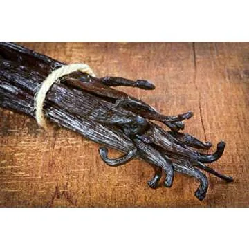 Vanilla Bean Kings 50 Organic Madagascar Vanilla Beans. Whole Grade A Vanilla Pods for Vanilla Extract and Baking