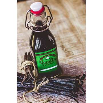 Vanilla Bean Kings 50 Organic Madagascar Vanilla Beans. Whole Grade A Vanilla Pods for Vanilla Extract and Baking