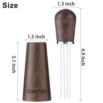 Espresso Coffee Stirrer, WDT Tool, Coffee Powder Stirring for Espresso Distribution, Coffee Distribu...