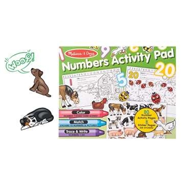 Melissa & Doug Activity Pad for Learning Numbers and Colors