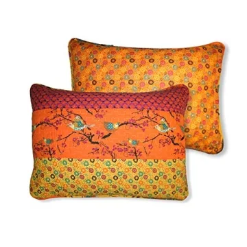 Lush Decor Royal Empire Reversible Quilt Set - King - Tangerine