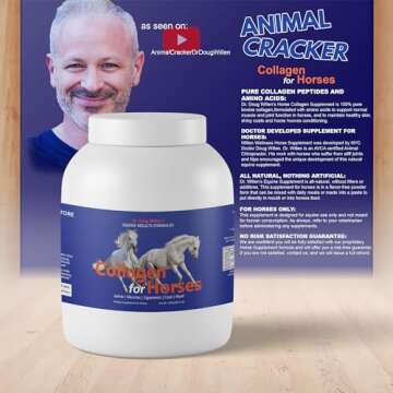 Natural Collagen Supplement for Horses - Easy to Use Powder
