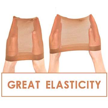 Comfortable Brown Wig Caps for Every Occasion - 12 Pack