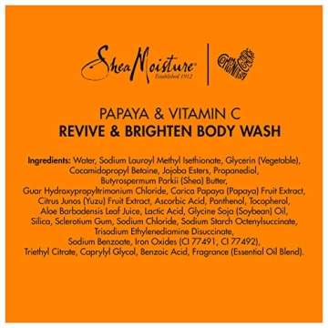 SheaMoisture Papaya & Vitamin C Body Wash - Brightening and Hydrating