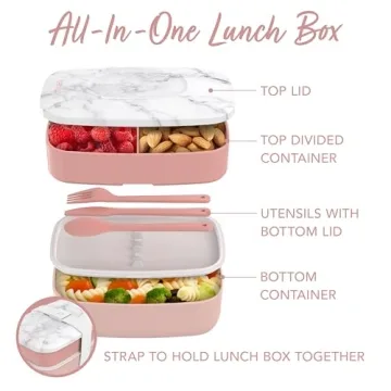 Bentgo Classic Adult Bento Box - Stackable Lunch Container