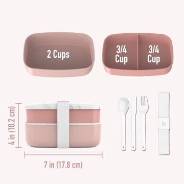 Bentgo Classic Adult Bento Box - Stackable Lunch Container