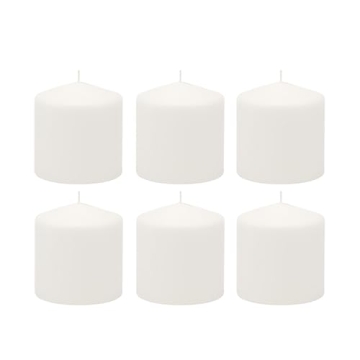 Stonebriar Long Burning Unscented Pillar Candles Set