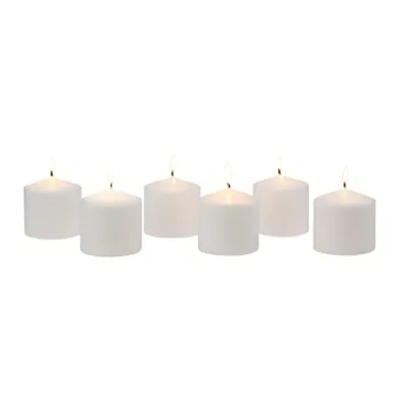 Stonebriar Long Burning Unscented Pillar Candles Set