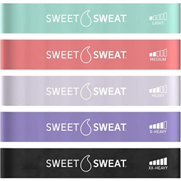 Sweet Sweat Mini Loop Resistance Bands Set for Versatile Workouts