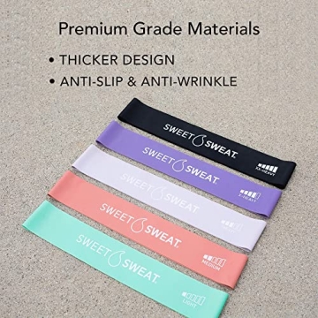 Sweet Sweat Mini Loop Resistance Bands Set for Versatile Workouts