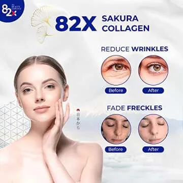 82X Collagen Premium - Marine Collagen Drink - Collagen Peptides Liquid Drink for Skin Hair Nails fr...