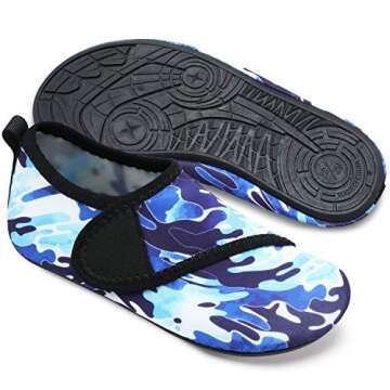 JOINFREE Kids Water Shoes Quick Dry Non-Slip Beach Fun
