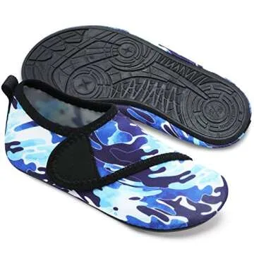 JOINFREE Kids Water Shoes Quick Dry Non-Slip Beach Fun