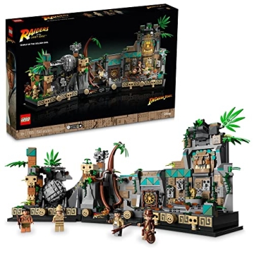 LEGO Indiana Jones Temple of The Golden Idol Building Set 77015 - Interactive Movie Scene with 4 Min...