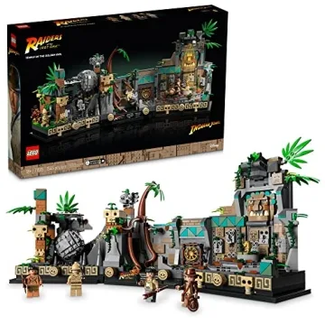 LEGO Indiana Jones Temple of The Golden Idol Building Set 77015 - Interactive Movie Scene with 4 Min...