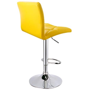 Leader Accessories Adjustable Bar Stools Set of 2 in Yellow