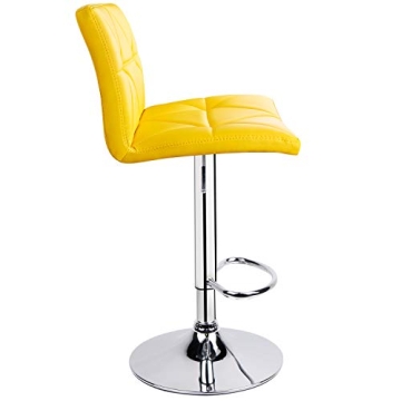 Leader Accessories Adjustable Bar Stools Set of 2 in Yellow