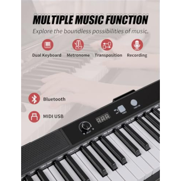UISCOM 88-Key Semi-Weighted Portable Keyboard