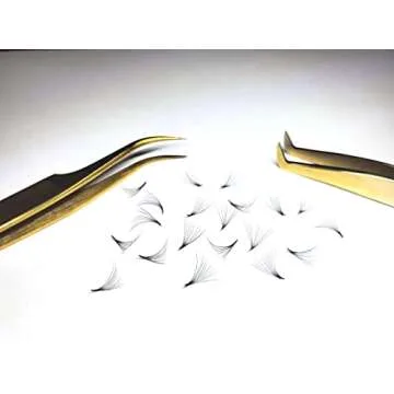1000 Premade volume fans Mixed lengths 9-16mm loose Fans C, D Curl. Handmade eyelash extensions supplies Russian volume lash promade fan 4D 5D 6D 7D 8D 9D 10D (Curl C, 4D - 0.07)