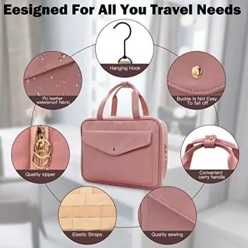 Large Hanging Travel Toiletry Bag for Women
