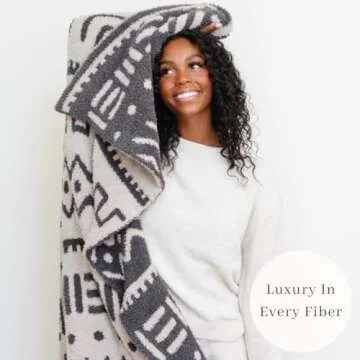 SARANONI Mudcloth Double Layer Bamboni® Throw