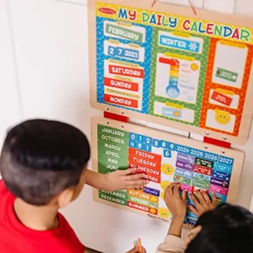 Magnetic Daily Activities Calendar for Kids Ages 3+