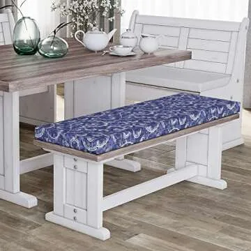 Lunarable Winter Bench Pad | Waterproof, Stylish Cushion