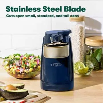 BELLA Electric Can Opener - Multifunctional Kitchen Essential