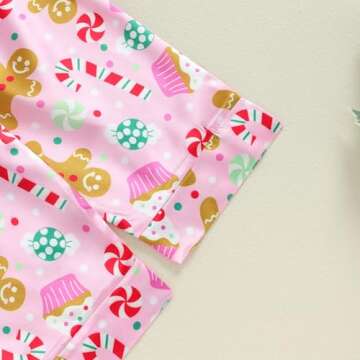 Twopumpkin Toddler Girl Christmas Satin Pajamas Set
