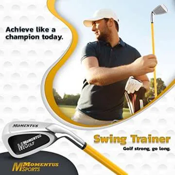 Momentus Men's Swing Trainer Iron with Training Grip (Right Hand)