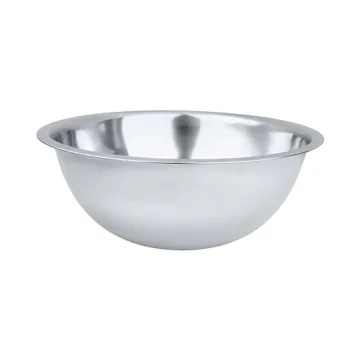Great Credentials 8 Quart, Set of 2, Mixing Bowls, Stainless Steel, Professional Chef, Commercial Kitchen, 13.25 Inches Diameter, Flat Base