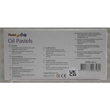 Pentel Arts Oil Pastels Set - 16 Vibrant Colors