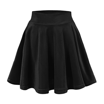Urban CoCo Velvet Skater Skirt Perfect for All Occasions