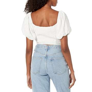 ASTR the Label Women's Amadia Top in Classic White