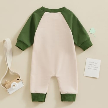 Stylish FYBITBO St Patrick's Day Baby Outfit for Newborns