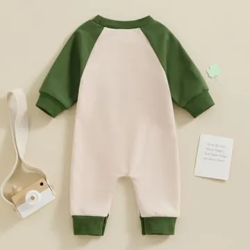 Stylish FYBITBO St Patrick's Day Baby Outfit for Newborns