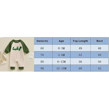 Stylish FYBITBO St Patrick's Day Baby Outfit for Newborns