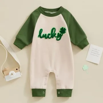 Stylish FYBITBO St Patrick's Day Baby Outfit for Newborns