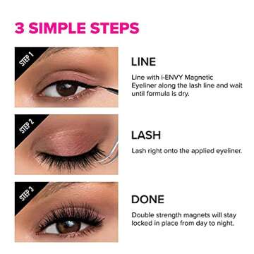i•ENVY Magnetic Eyelashes Double Strength Reusable Lashes