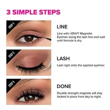 i•ENVY Magnetic Eyelashes Double Strength Reusable Lashes