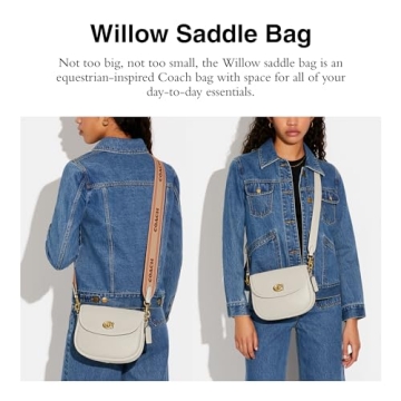 Elegant Coach Willow Saddle Bag for Everyday Use