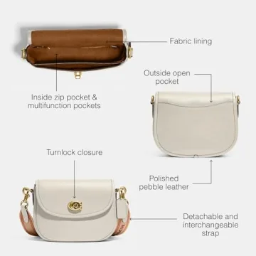 Elegant Coach Willow Saddle Bag for Everyday Use