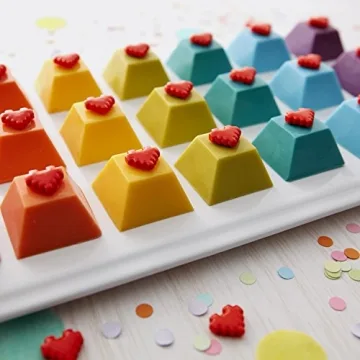 Wilton Silicone Gem Shapes Candy Mold for Creative Treats